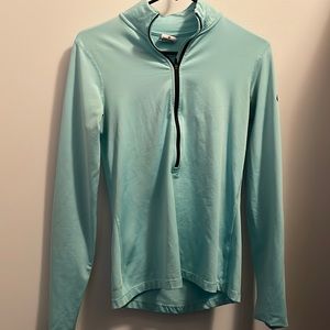 Nike teal dri fit quarter zip